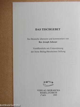 Das Tischgebet