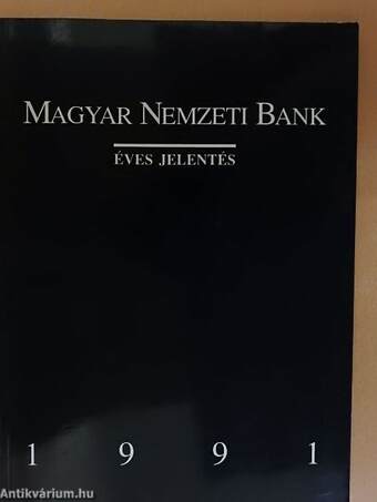 A Magyar Nemzeti Bank éves jelentése 1991.