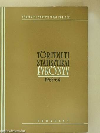 Történeti statisztikai évkönyv 1963-1964