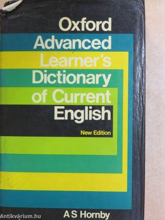 Oxford Advanced Learner's Dictionary of Current English