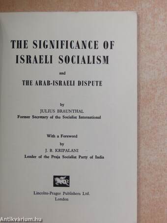 The Significance of Israeli Socialism