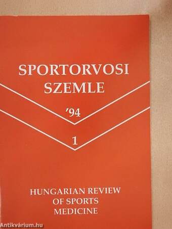 Sportorvosi Szemle 1994/1.