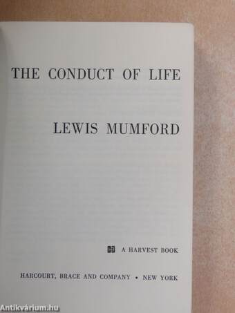 The Conduct of Life