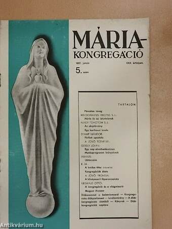 Mária-kongregáció 1937. január