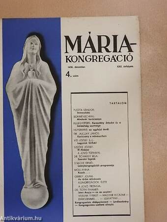 Mária-Kongregáció 1936. december