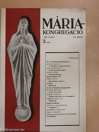 Mária-Kongregáció 1936. november