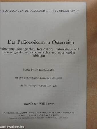 Das Paläozoikum in Österreich