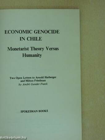 Economic Genocide in Chile
