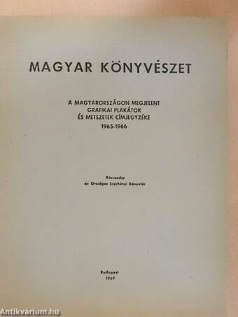 Magyar könyvészet 1965-1966