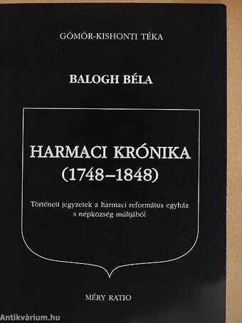 Harmaci krónika (1748-1848)