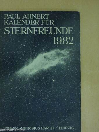 Kalender für Sternfreunde 1982