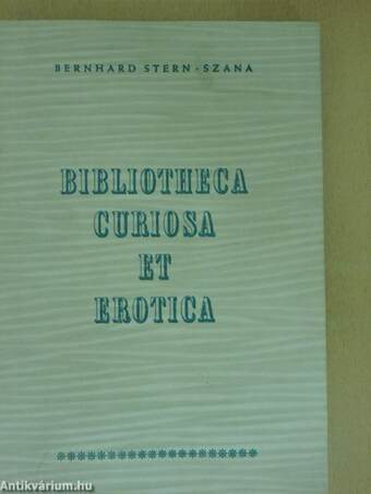 Bibliotheca curiosa et erotica 