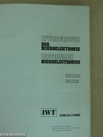 Wörterbuch der Mikroelektronik/Dictionary Microelectronics