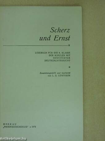 Scherz und Ernst