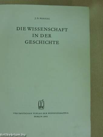 Die Wissenschaft in der Geschichte