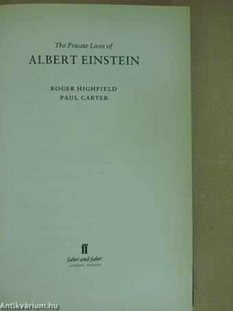 The Private Lives of Albert Einstein