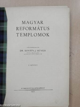 Magyar református templomok I-II. (rossz állapotú)