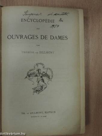 Encyclopédie des Ouvrages de Dames (rossz állapotú)