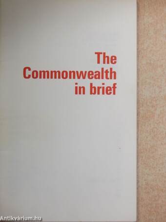 The Commonwealth in Brief