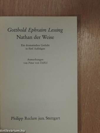 Nathan der Weise