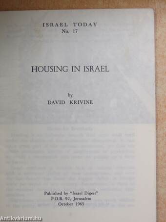 Housing in Israel