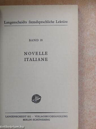 Novelle Italiane