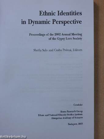 Ethnic Identities in Dynamic Perspective 