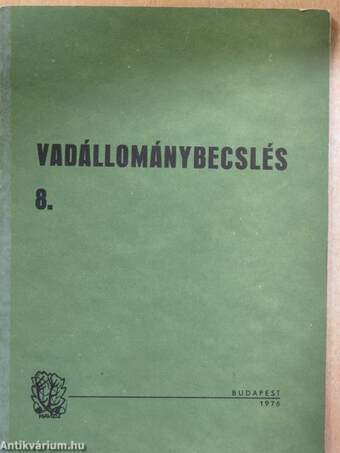 Vadállománybecslés 8.