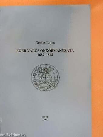 Eger város önkormányzata 1687-1848