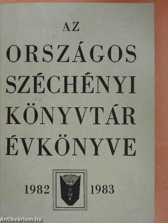 Az Országos Széchényi Könyvtár Évkönyve 1982-1983
