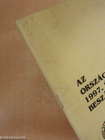 Az Országos Széchényi Könyvtár 1997. évi beszámolója