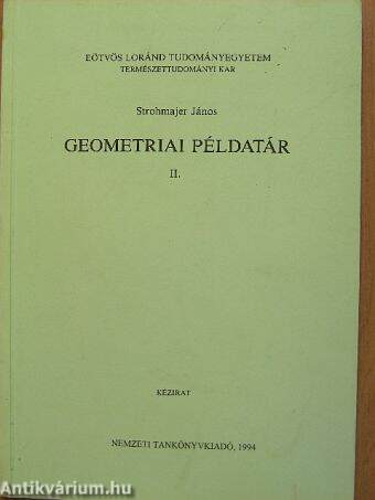 Geometriai példatár II.