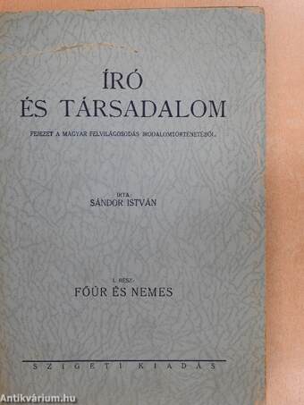 Író és társadalom 