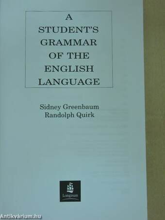 A Student's Grammar of the English Language