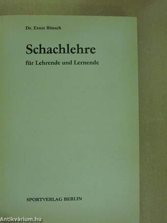 Schachlehre