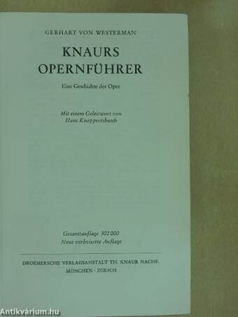 Knaurs Opernführer