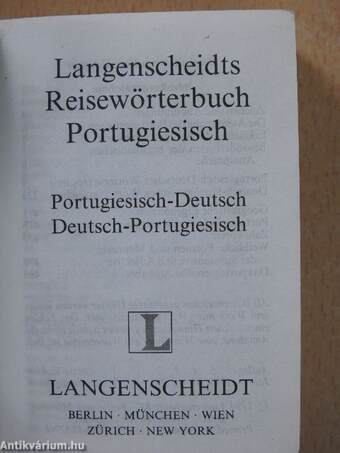 Langenscheidts Reisewörterbuch Portugiesisch (minikönyv)