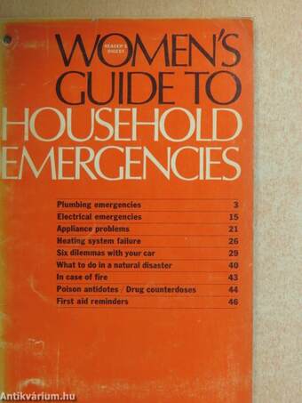 Women's Guide to Household Emergencies