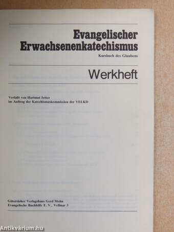 Evangelischer Erwachsenenkatechismus - Werkheft