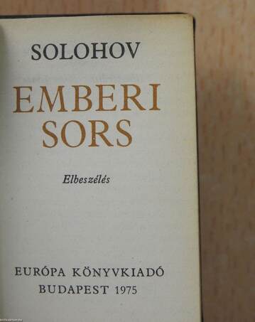 Emberi sors (minikönyv)