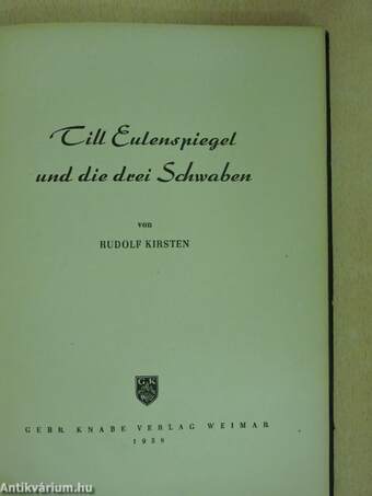 Till Eulenspiegel und die drei Schwaben