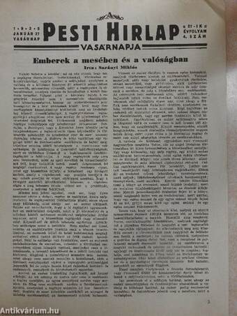 A Pesti Hirlap Vasárnapja 1935. január 27.