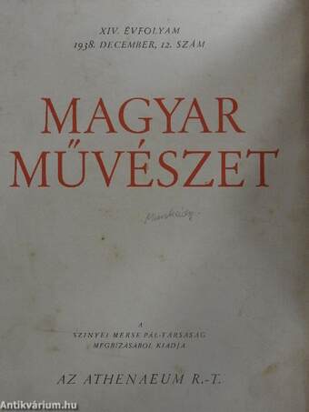 Magyar Művészet 1938/12.