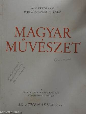 Magyar Művészet 1938/11.