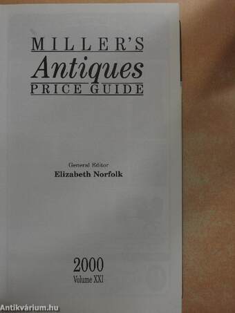 Miller's Antiques Price Guide 2000 (Volume XXI)