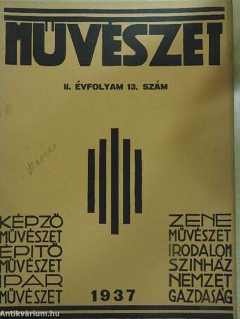 Művészet 1937/13.