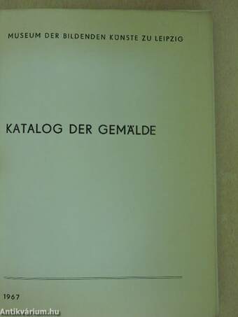 Katalog der Gemälde