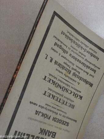 Szegedi Friss Ujság politikai napilap nagy családi naptára 1941. évre