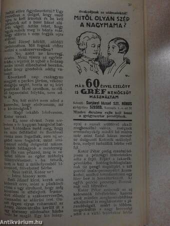 Szegedi Friss Ujság politikai napilap nagy családi naptára 1941. évre