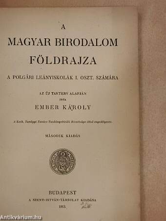 A magyar birodalom földrajza